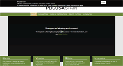 Desktop Screenshot of plicosaspain.com